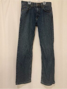 Wrangler Boys Classic Straight Leg Jeans Size 12 Regular Medium Wash Denim